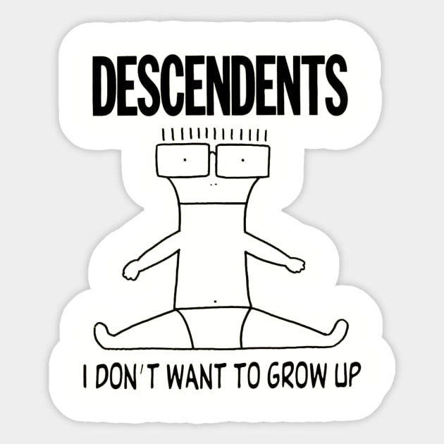 Descendents Sticker by Don Kodon